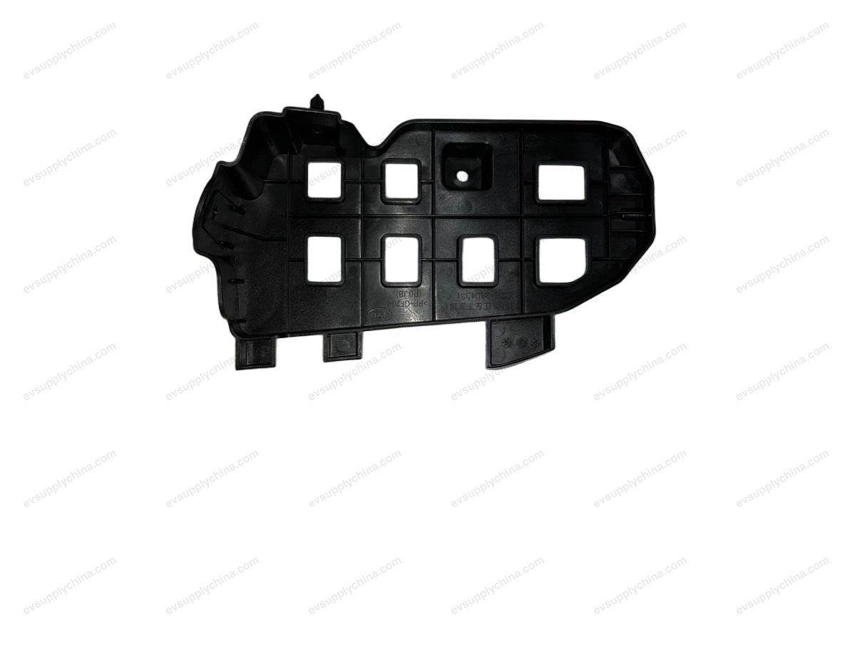 Rear bumper lower left support bracket assembly