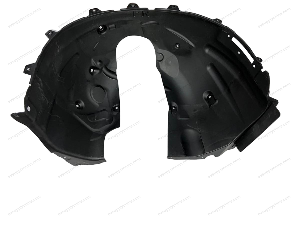 Right front wheel mudguard assembly