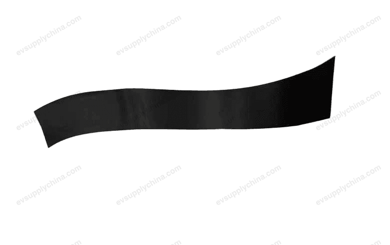 Blackout film on the left front door A-pillar — Denza D9