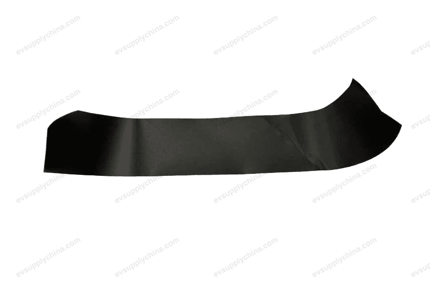 Blackout film on the left rear door B-pillar — Denza D9