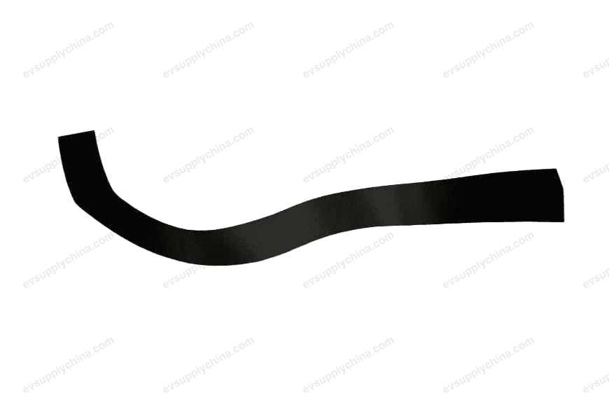 Blackout film on the left rear door C-pillar — Denza D9