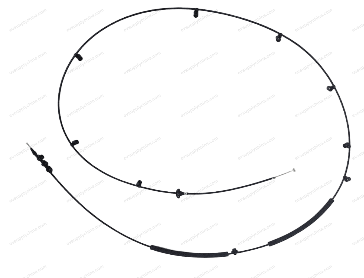 Front hood opening cable assembly — Denza D9