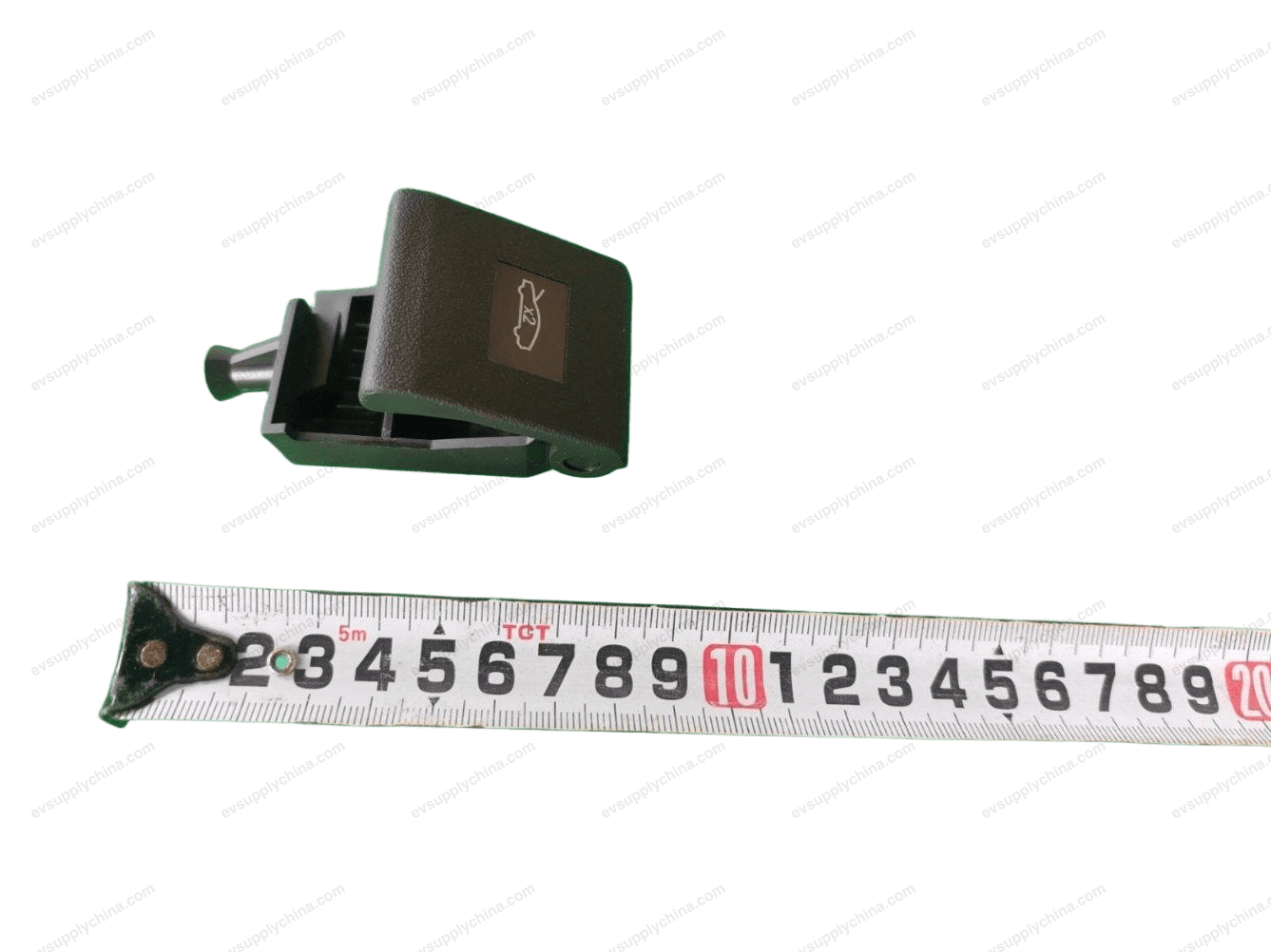 Front hood opening handle assembly - Black Chocolate — Denza D9