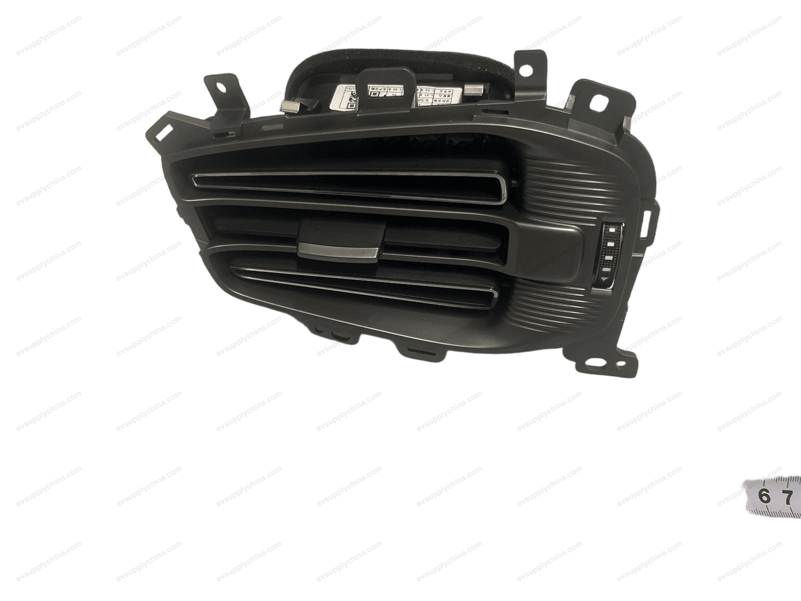 Instrument panel left air vent assembly - imitation matte gold plating — Denza D9