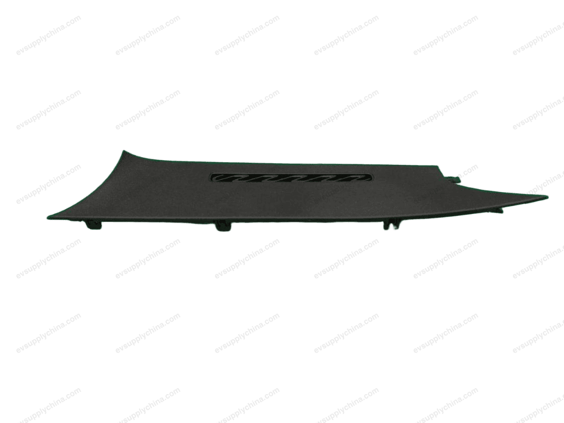 Left A-pillar defrost vent cover assembly - Black Chocolate — Denza D9