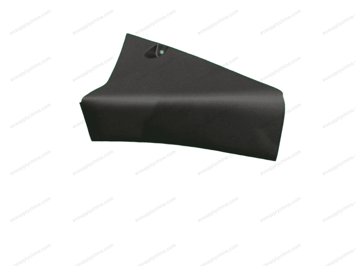 Left A-pillar lower guard plate assembly - Black Chocolate — Denza D9