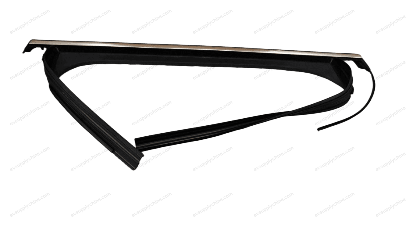 Left rear door groove assembly — Denza D9