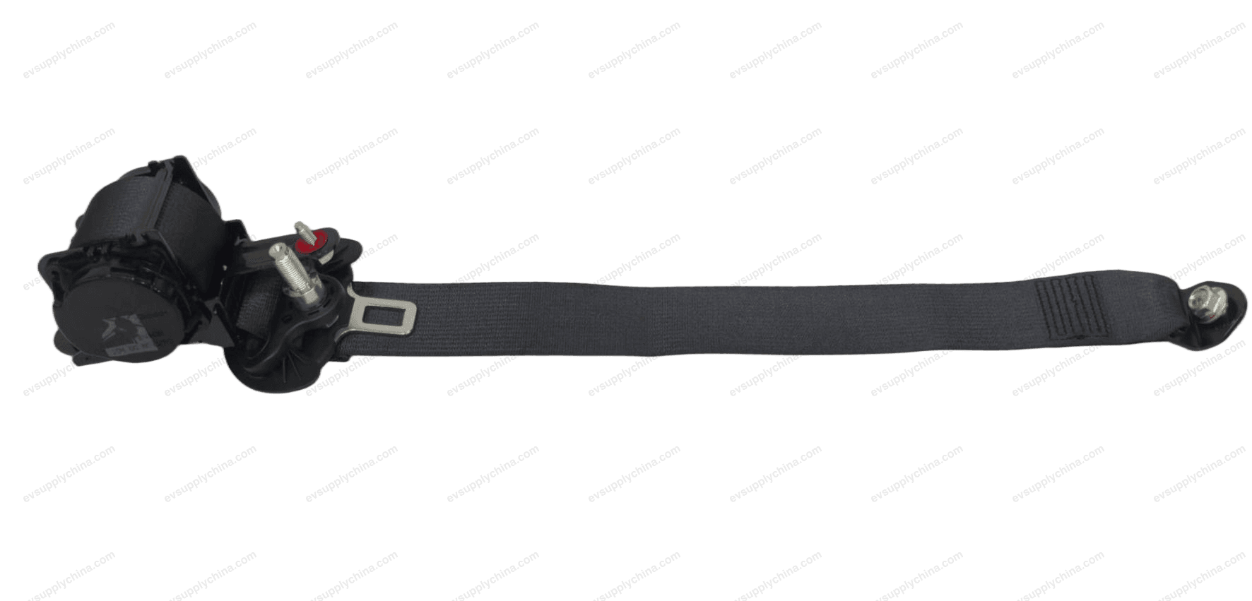 Left rear seatbelt assembly - Deep Black 5 — Denza D9