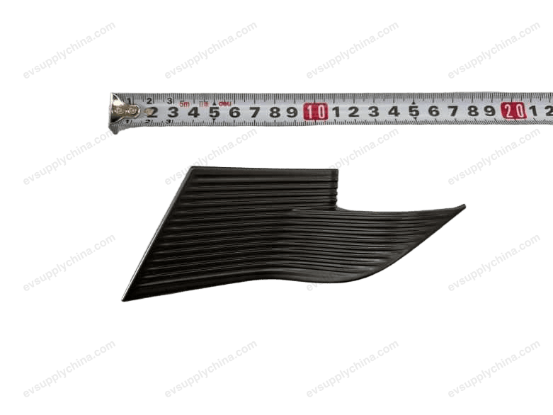 Left side door inner latch cover assembly - imitation matte gold plating — Denza D9