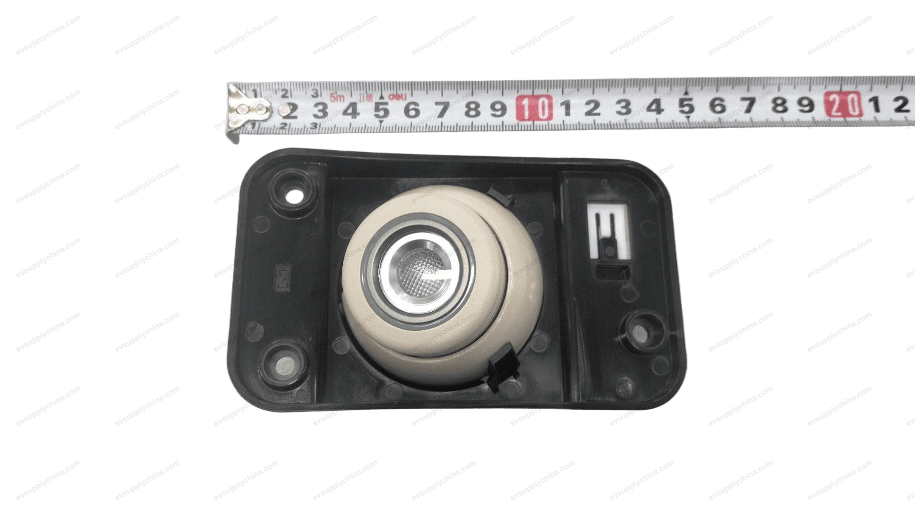 Middle right interior light assembly - sand gold plated matte — Denza D9