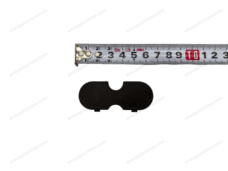 Rear door lock ring access cover - black chocolate — Denza D9