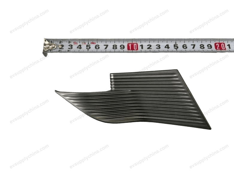 Right side door inner latch cover assembly - imitation matte gold plating — Denza D9