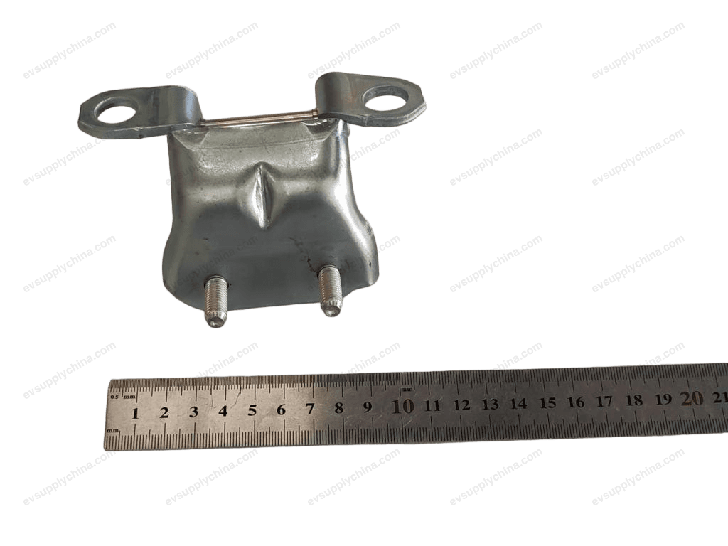 Left rear door upper hinge assembly