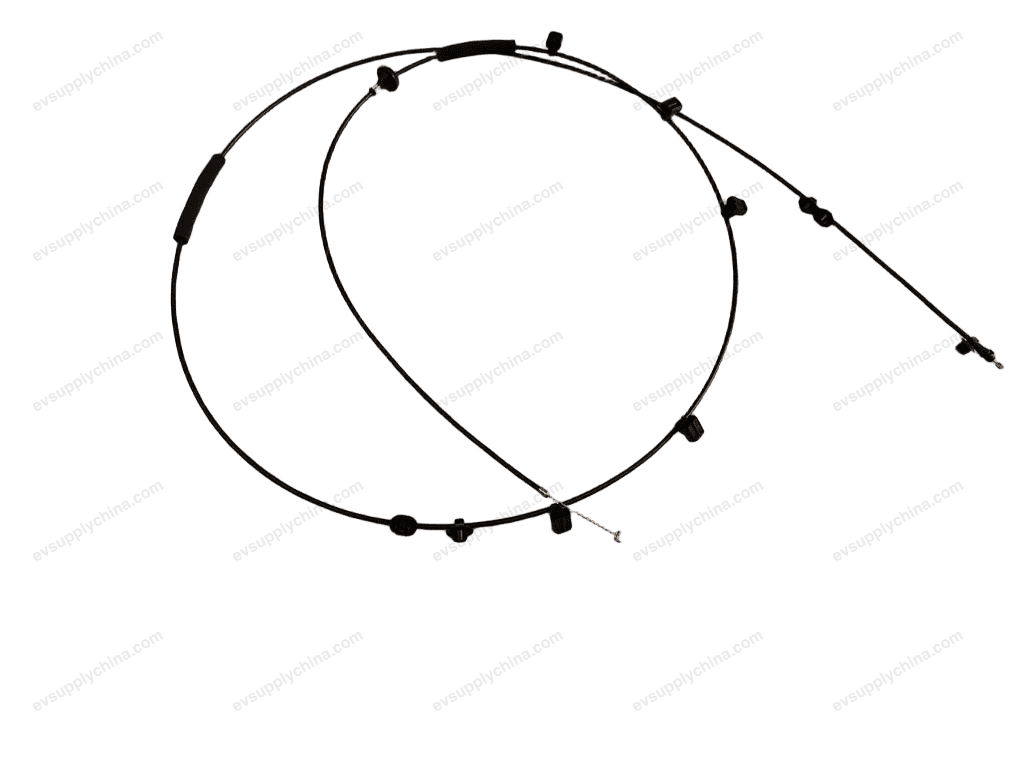 Front hood opening cable assembly