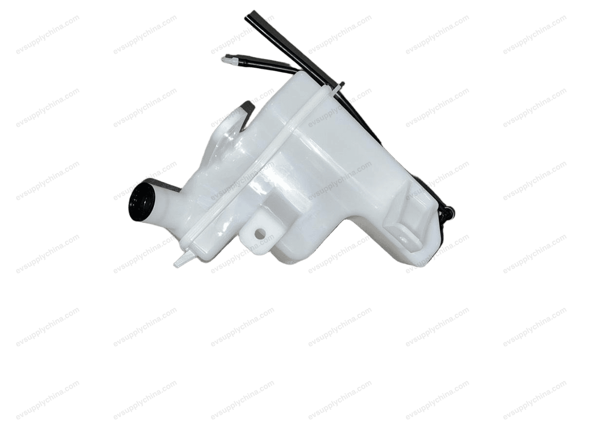 Detergent reservoir and motor assembly