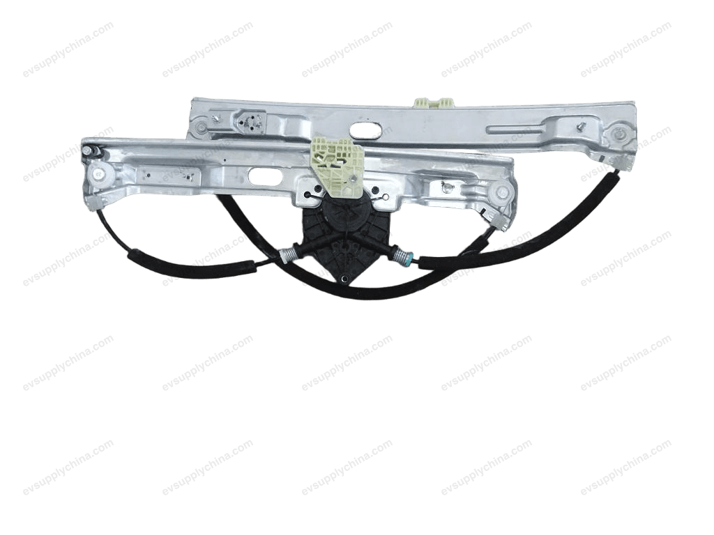 Left front door window regulator bracket assembly