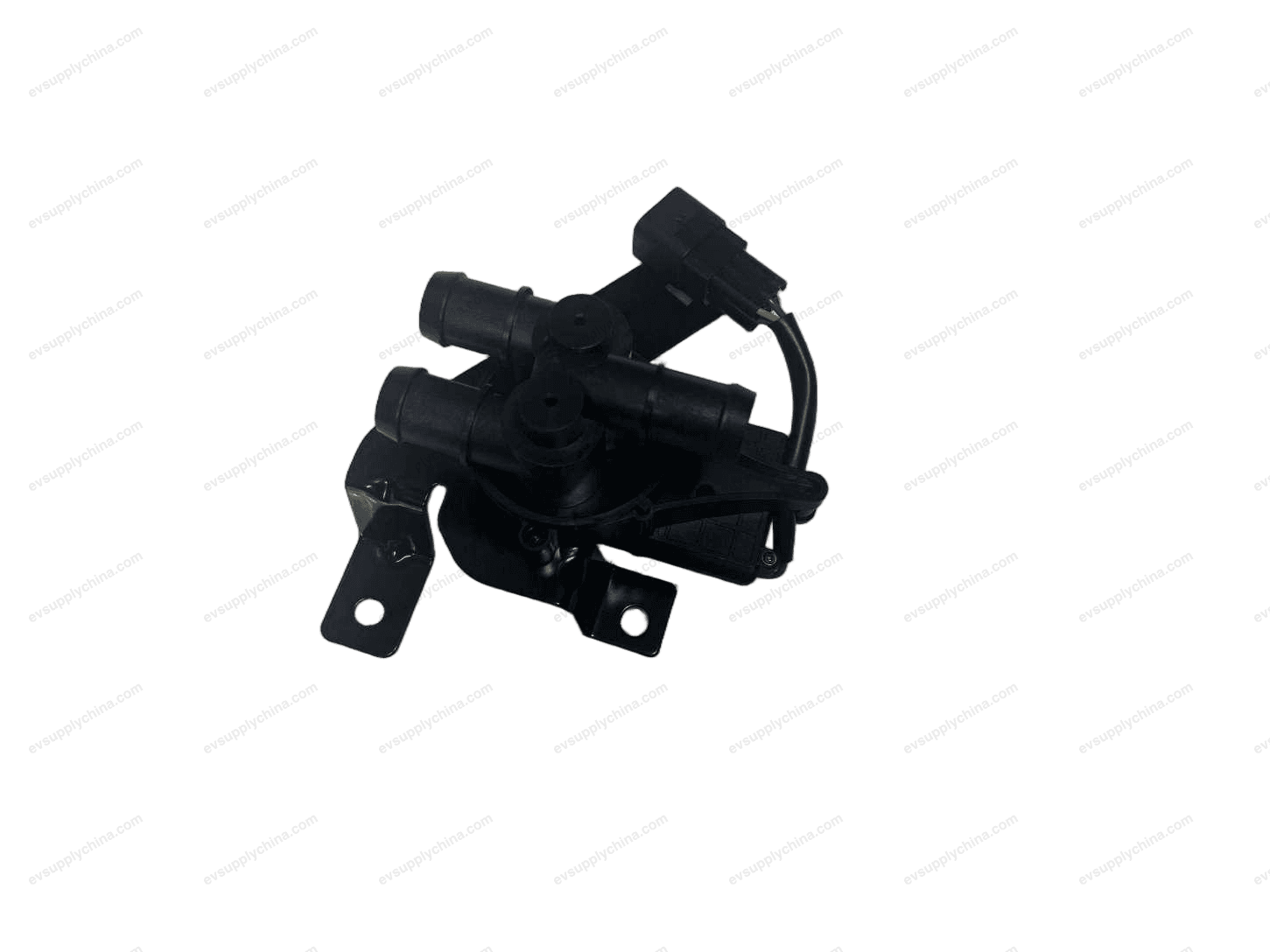 Electric three-way water valve assembly