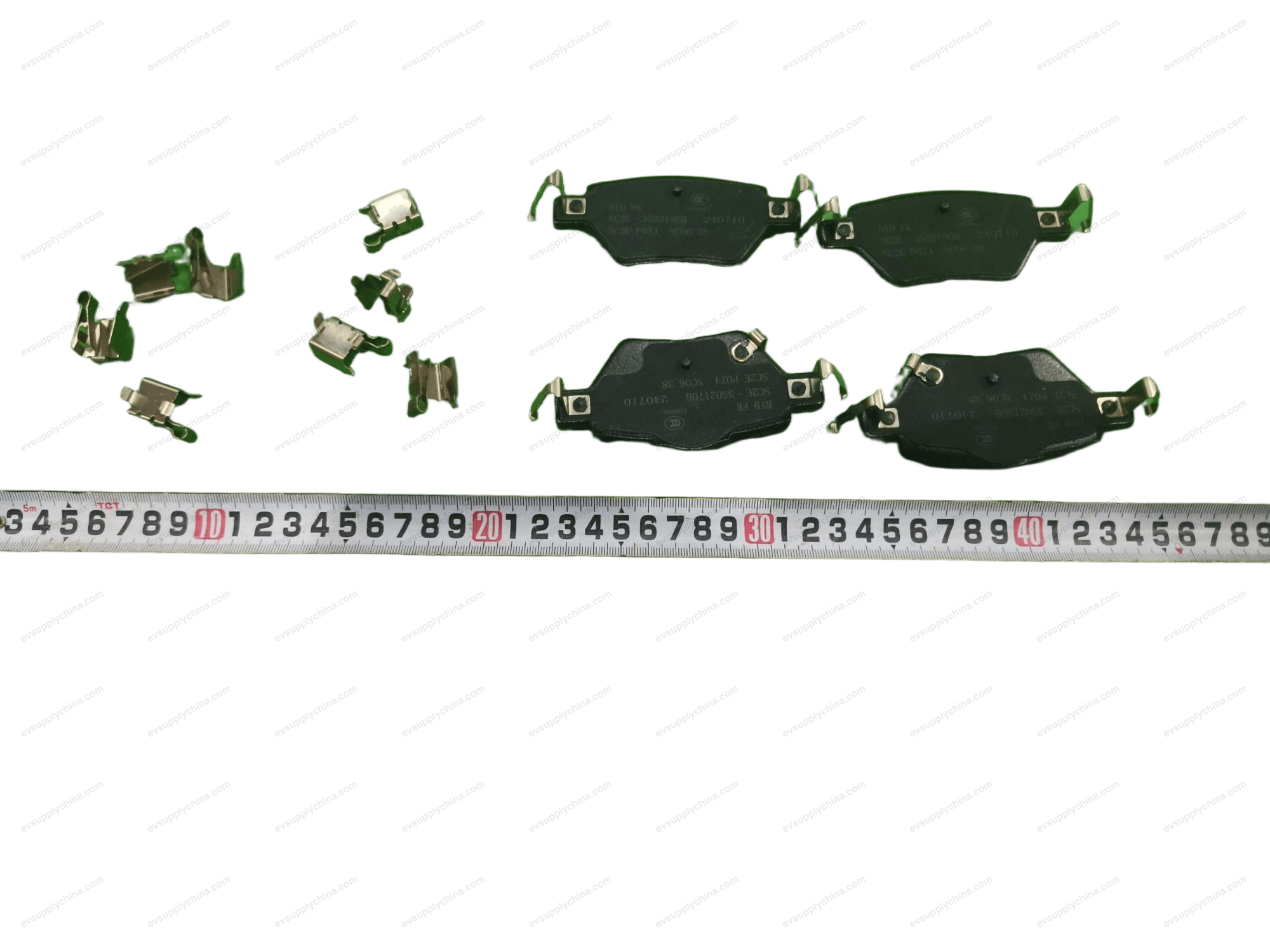 Rear brake pad assembly