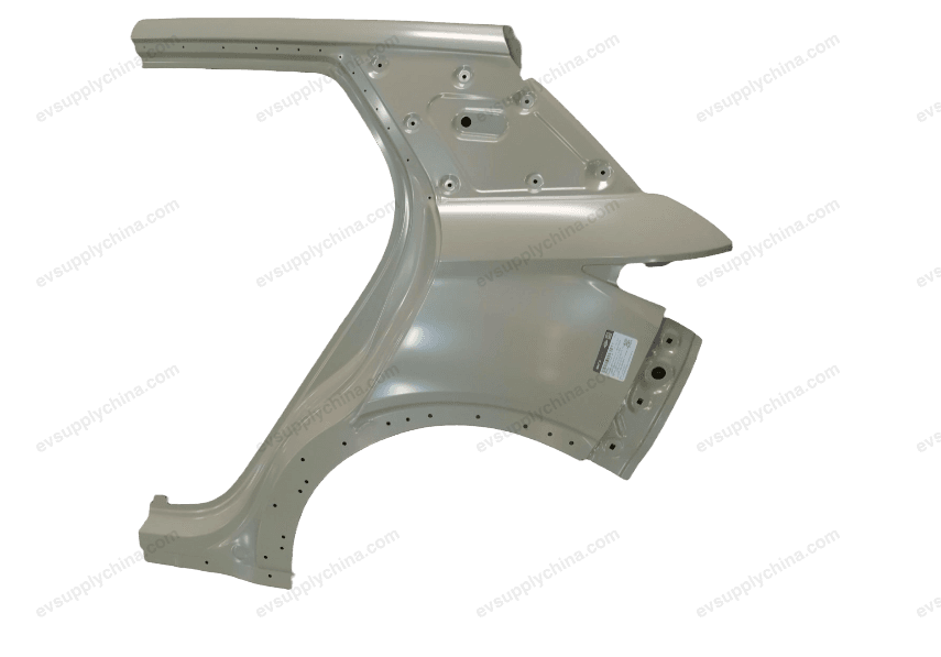 Rear section of left side panel