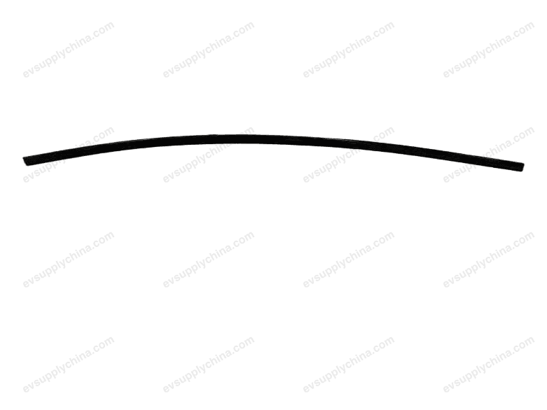 Left rear door trim assembly - piano black