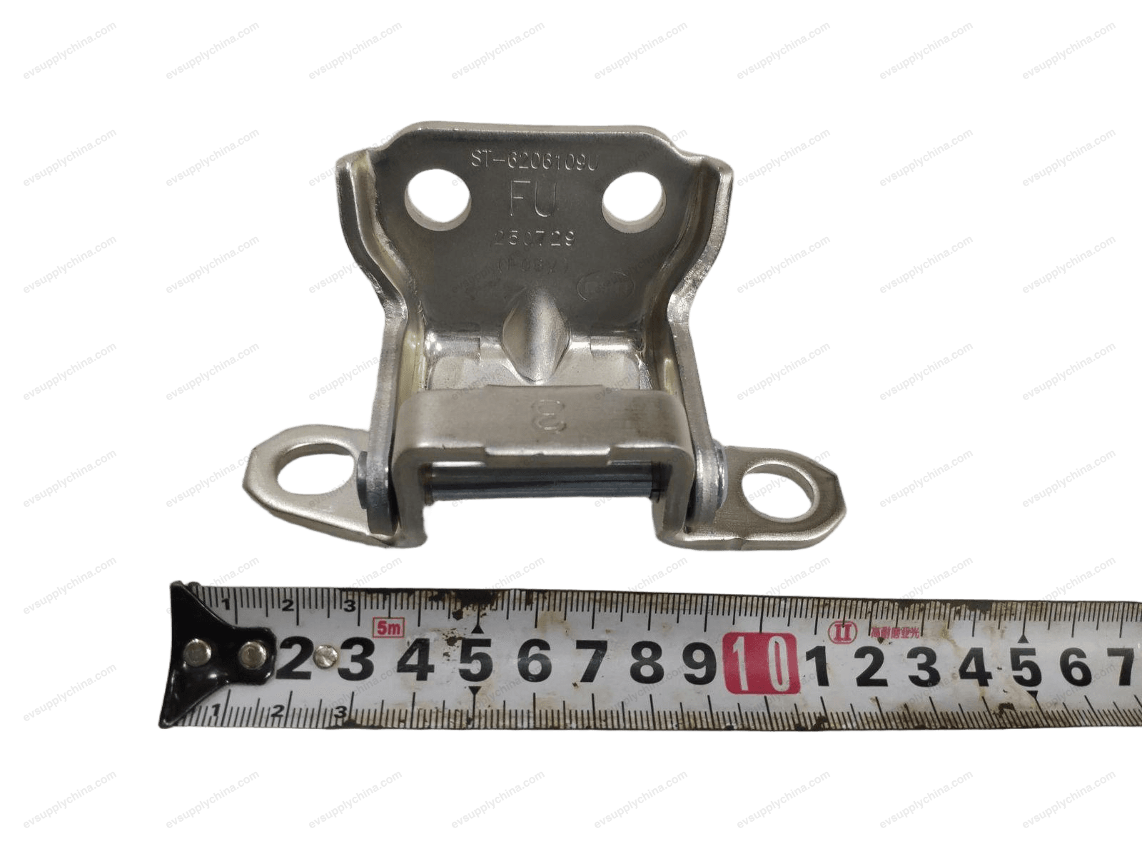 Right rear door upper hinge assembly