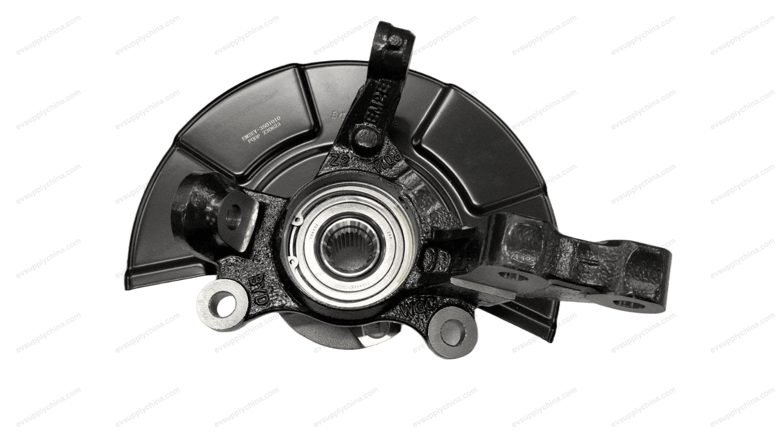 Left front steering knuckle and wheel hub assembly - after-sales package