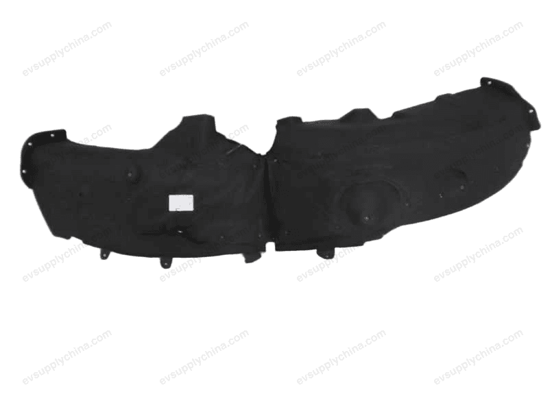 Right rear wheel fender assembly