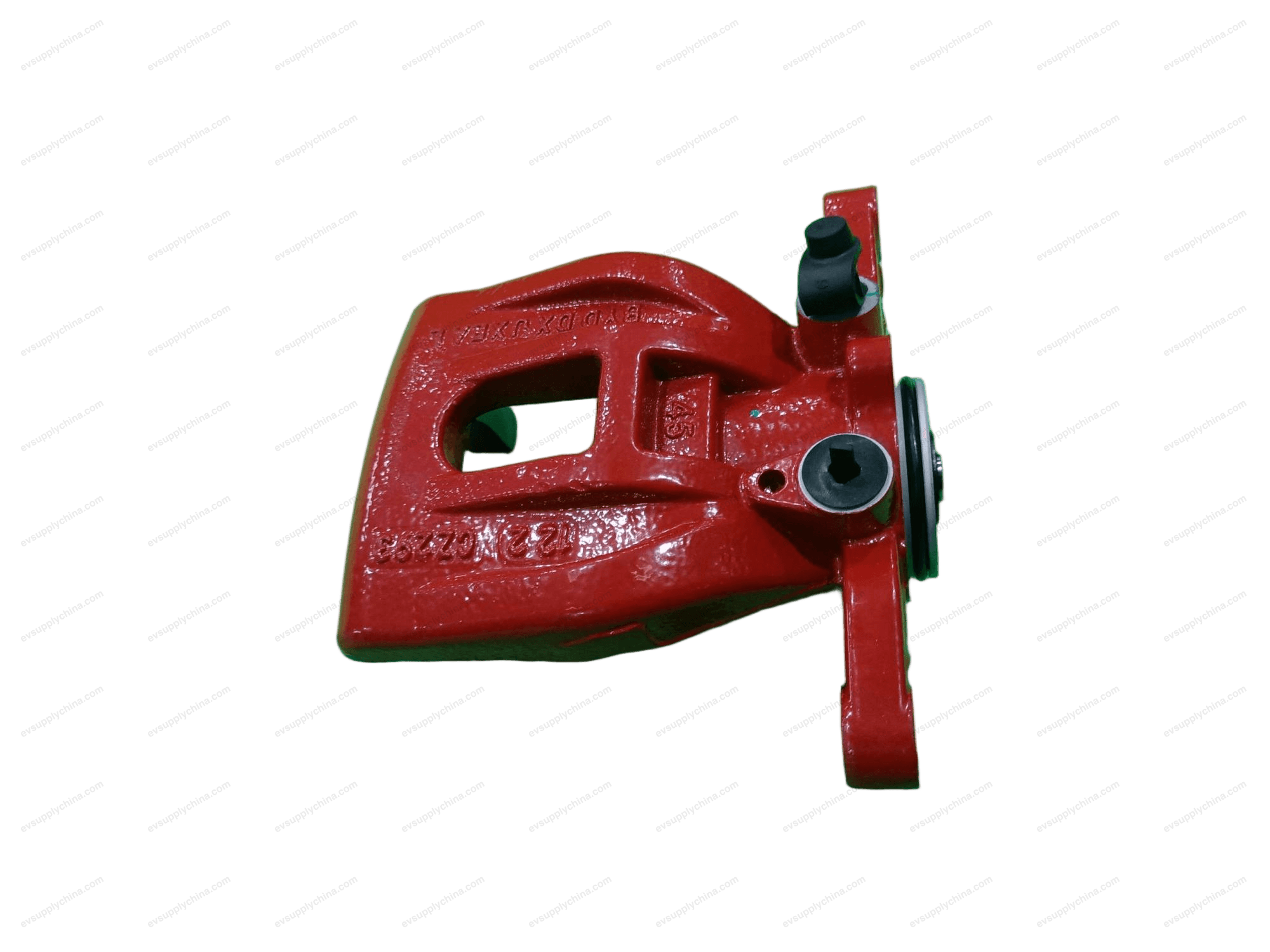 Left rear caliper sub-assembly - Brembo red