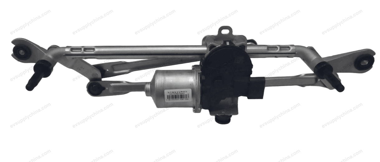 Front wiper transmission system assembly