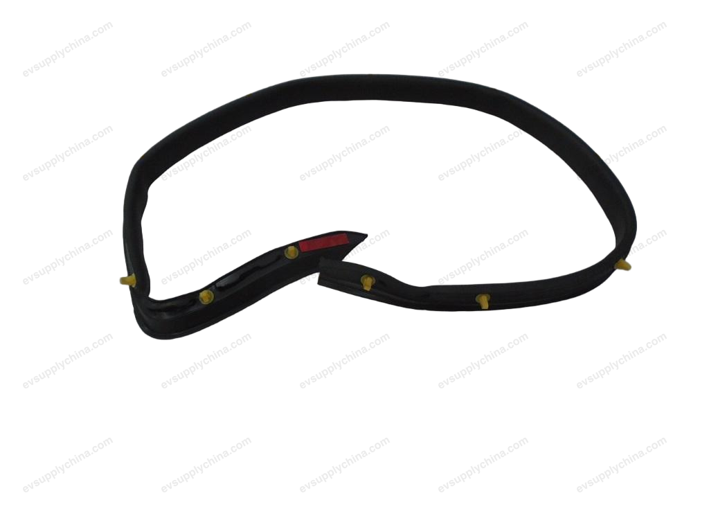 Left rear door C-pillar seam strip — BYD Han EV