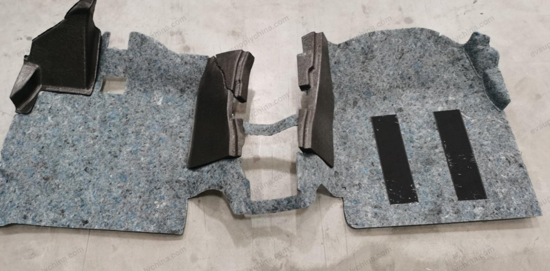 Carpet insulation — BYD Qin EV