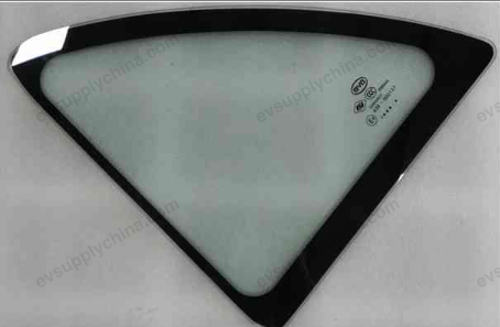 Left rear door corner window glass — BYD Qin EV