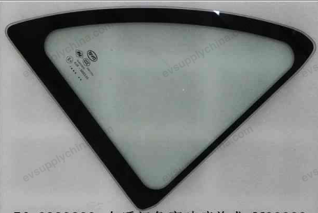 Right rear door corner window glass — BYD Qin EV