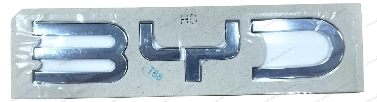 BYD logo assembly on rear door — BYD Qin Plus DM-i (Gen 2)