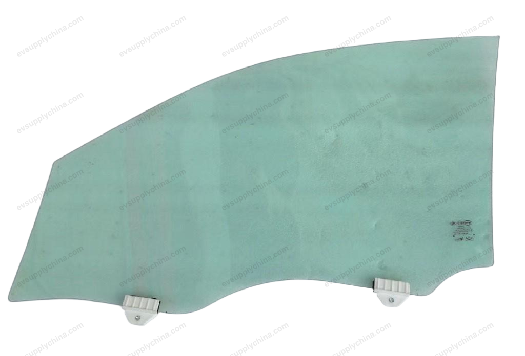 Left rear door glass assembly