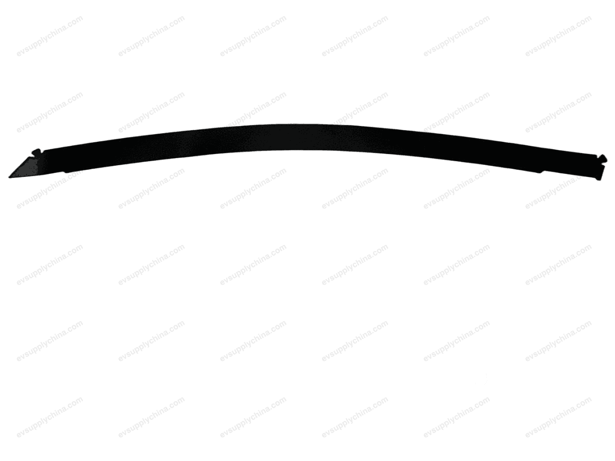 Blackout film on the left front door and window frame — BYD Dolphin