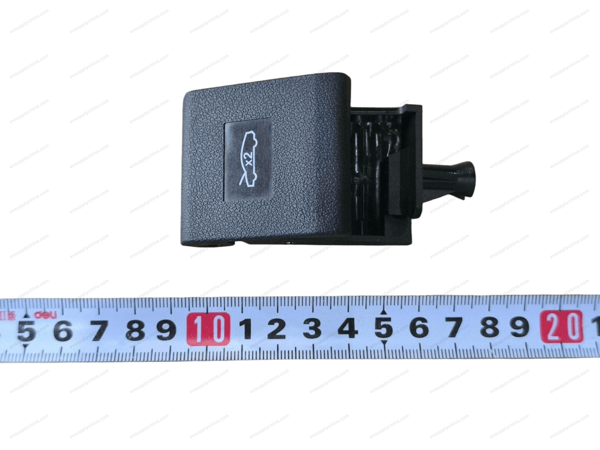 Front Hood Opening Handle Assembly - Deep Black 5 — BYD Dolphin