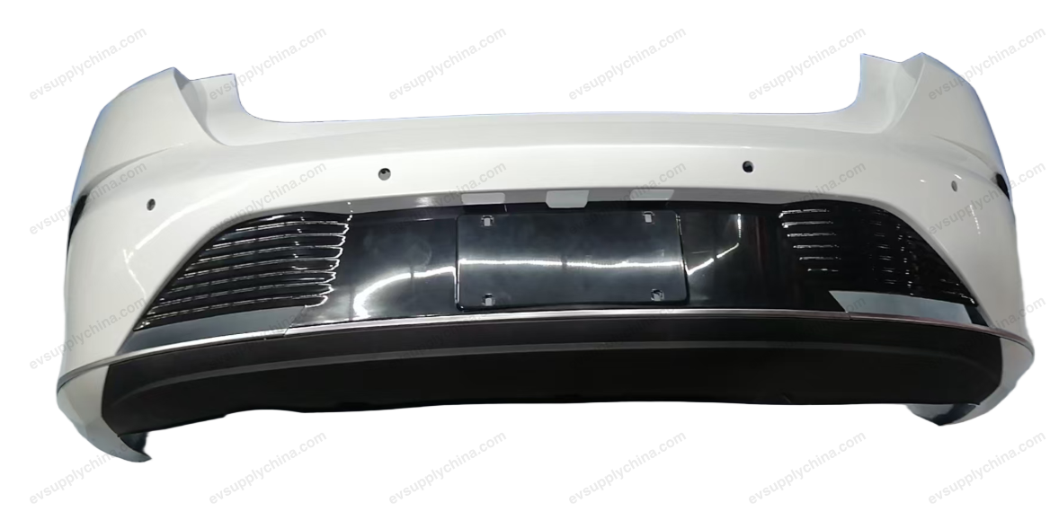 Rear bumper assembly, white premium paint — BYD Destroyer 05