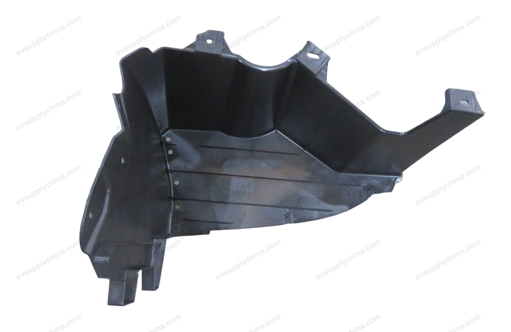 Rear bumper left lower support bracket assembly