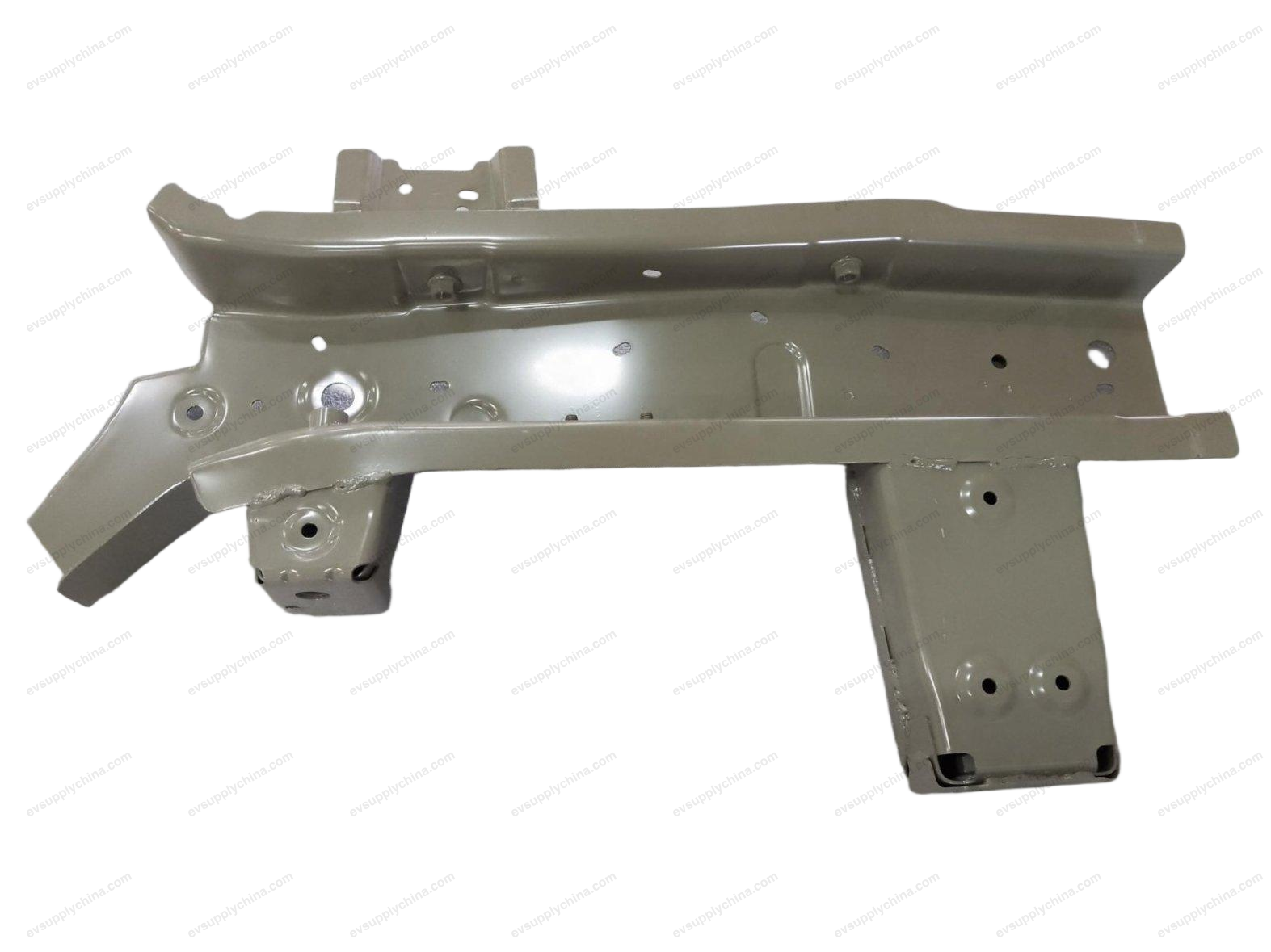 Right front longitudinal beam front section assembly
