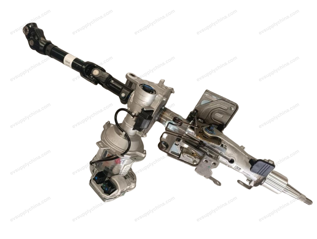 Electric power steering column and universal joint assembly