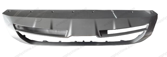 Front lower guard plate - matte silver