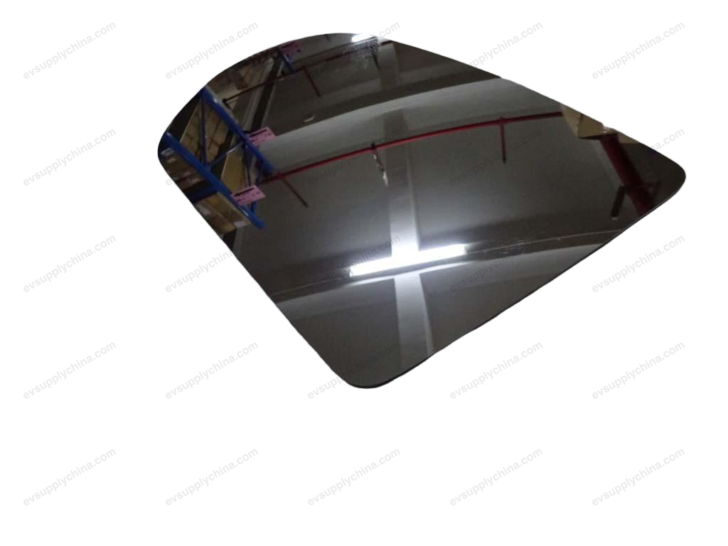 Left mirror support for exterior rearview mirror