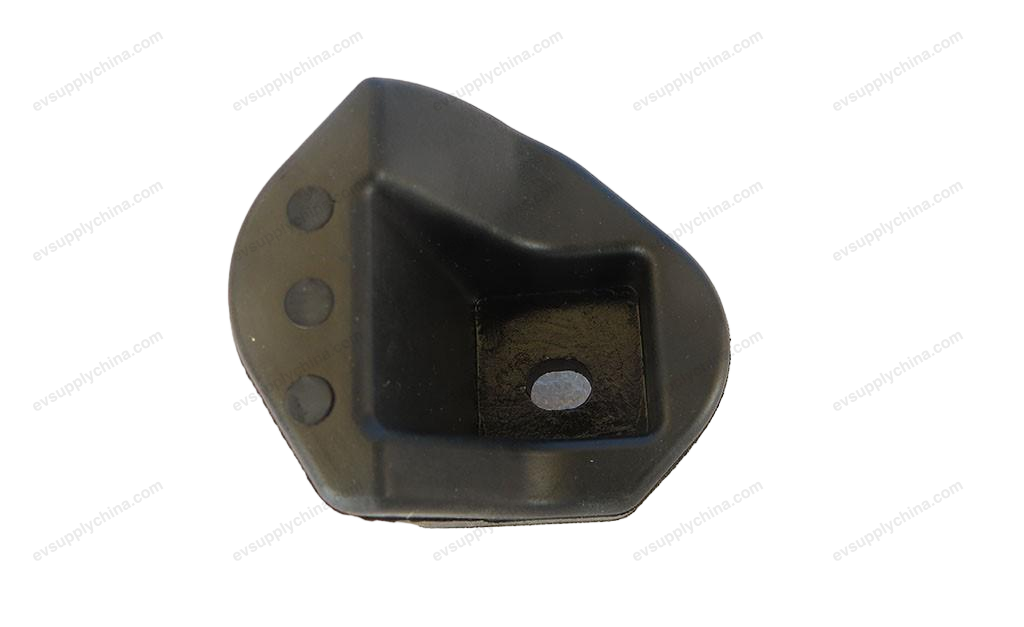 Back door left guide mechanism fixing assembly