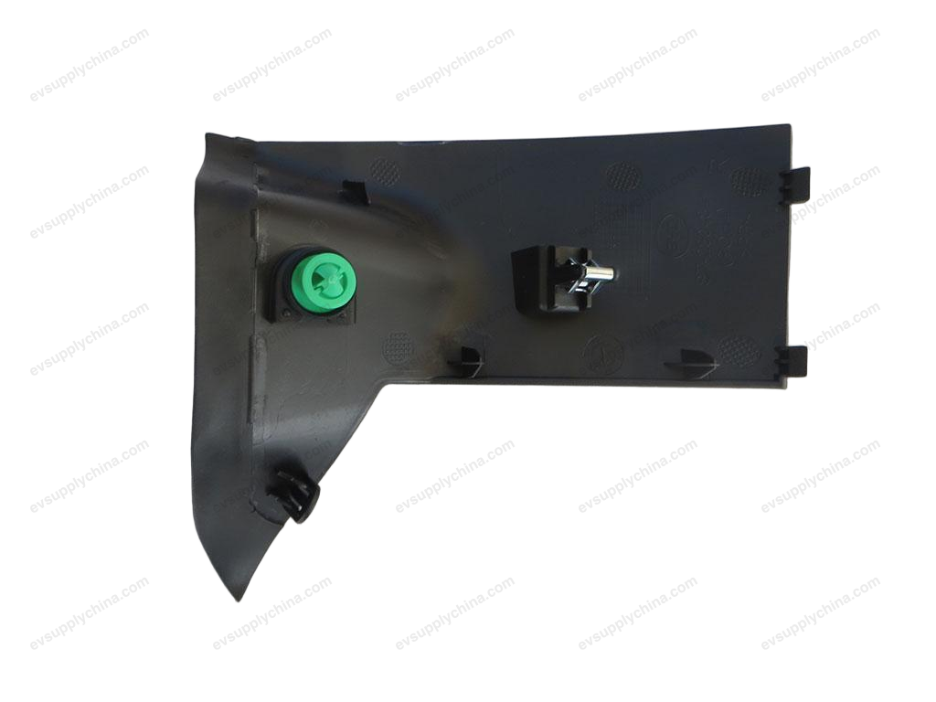 Left rear lamp guard plate assembly - standard black