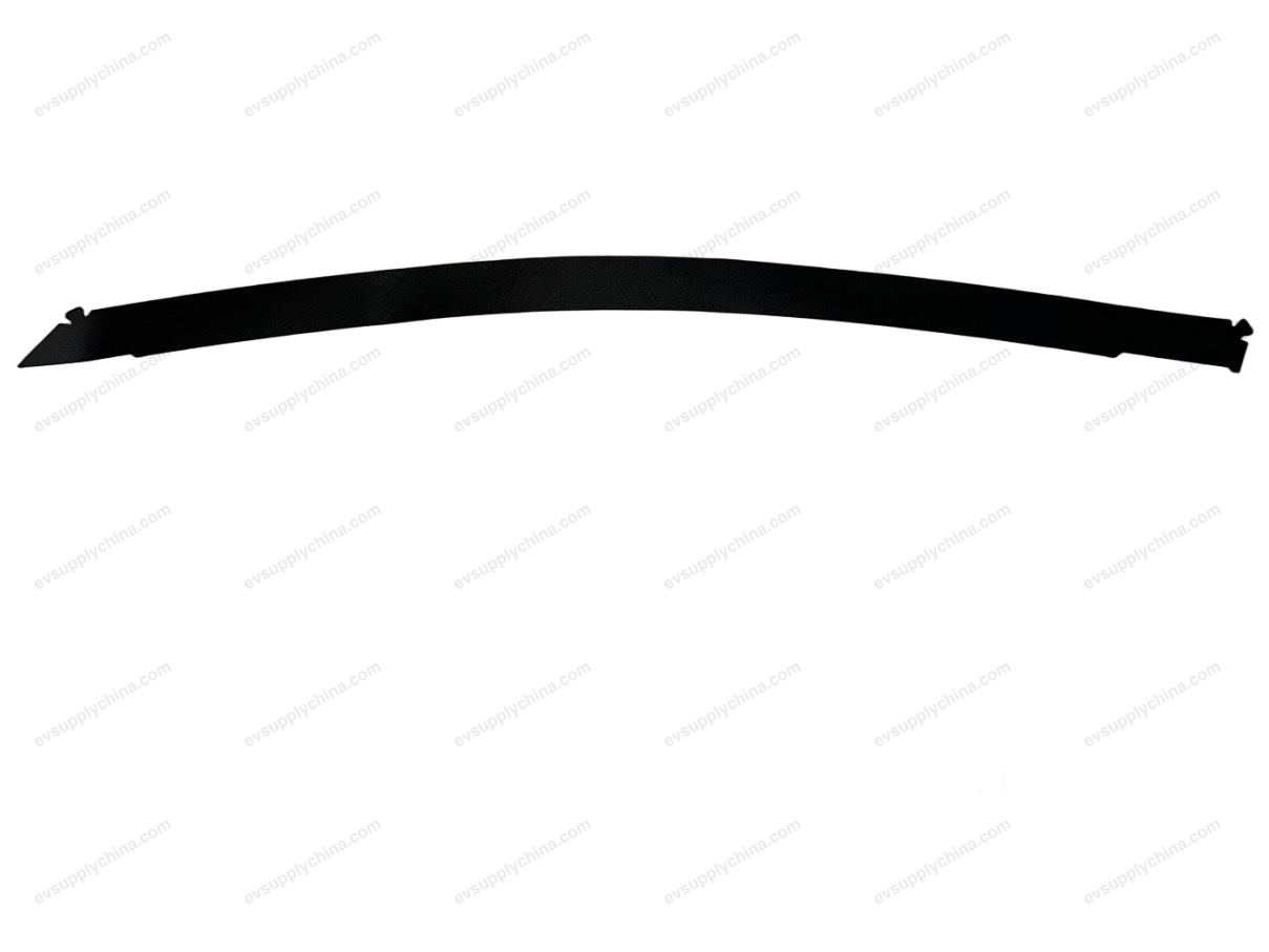 Blackout film on the left front door and window frame — BYD Dolphin