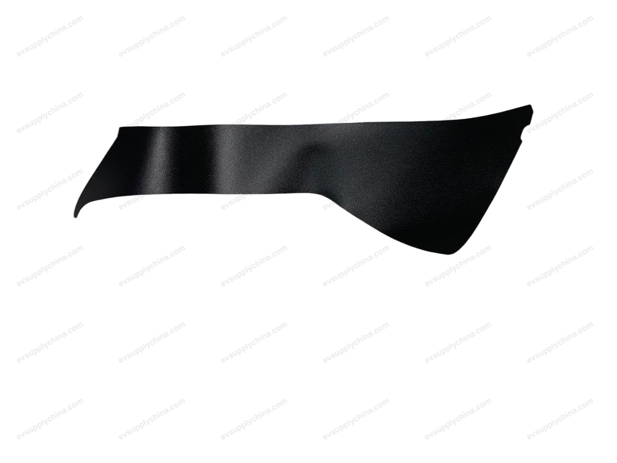 Blackout film on the left rear door C-pillar — BYD Dolphin